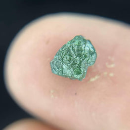 0.73 CT Natural Green Rough Raw Diamond For Wedding Ring
