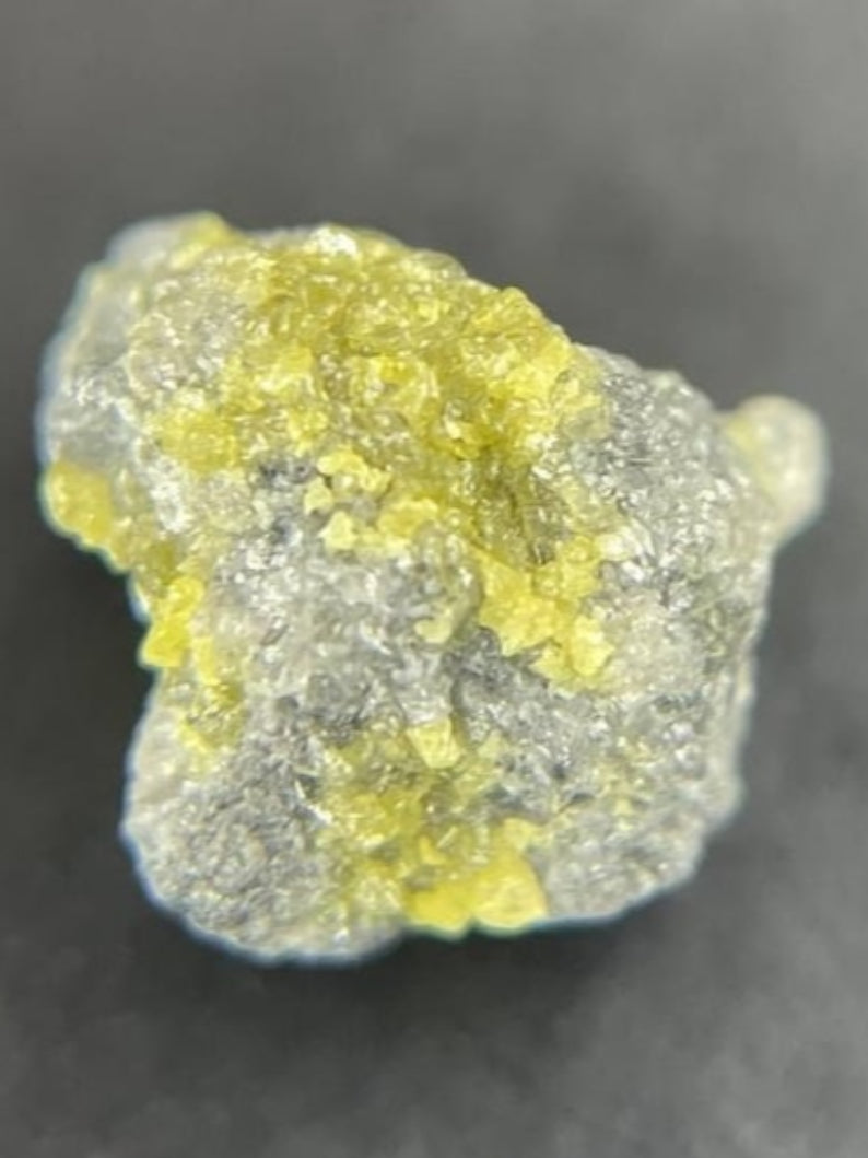 0.95 CT Rare Grey Earth Mined Rough Raw Diamond