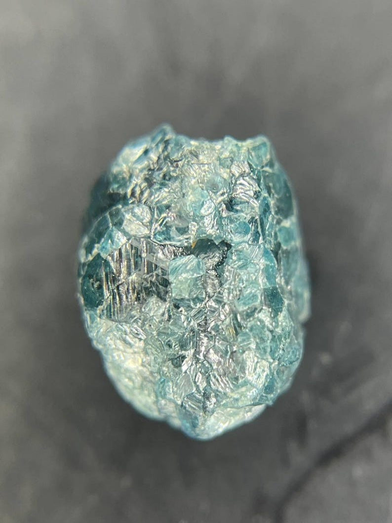 1.85Ct Natural Blue Loose Rough Cut Diamond