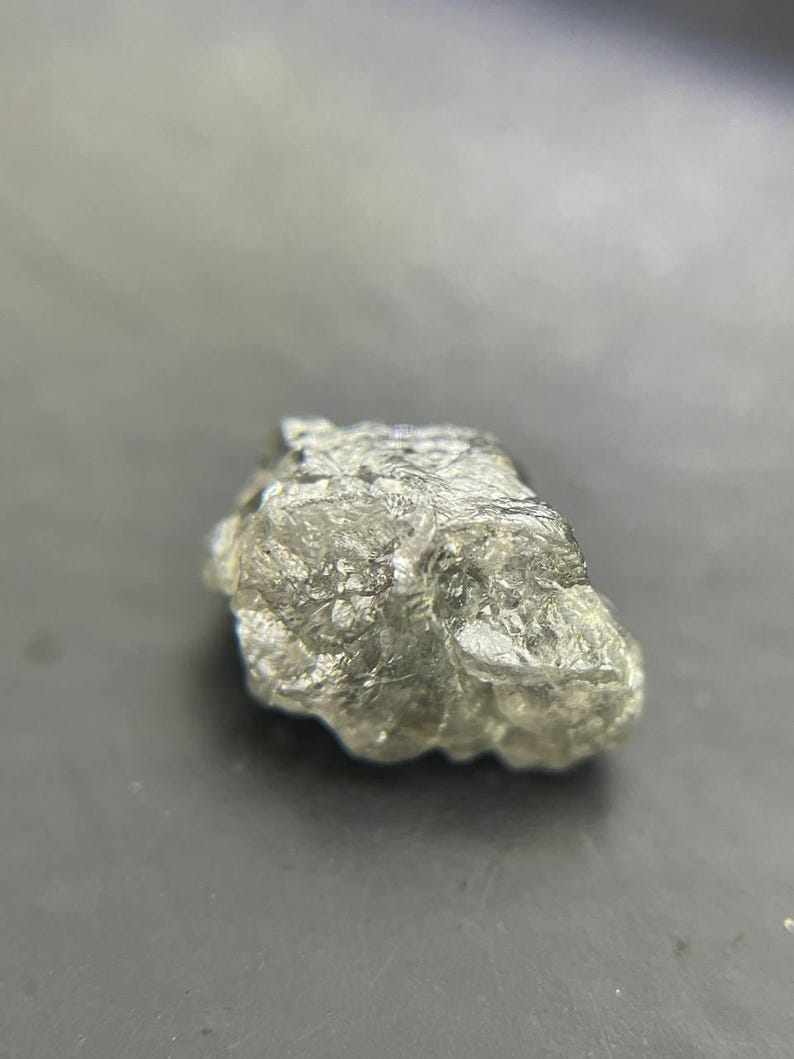 1.84Ct Natural Grey Real Rough Diamond