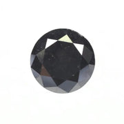 4.96 Ct natural black round brilliant diamond, best man made diamonds, buy diamond ring, how you can tell if a diamond is real, difference between lab grown and natural,