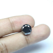 2.32 Ct Natural Loose Black Round Brilliant Cut Diamond – Fancy Black Diamond – Luxury Jewelry Stone