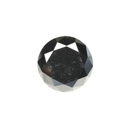 2.32 carat natural loose black round brilliant cut diamond (8.8mm) – color enhanced diamond for dream jewelry and exquisite custom designs – Jay Amar Gems