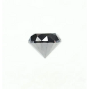 2.32 Ct Natural Loose Black Round Brilliant Cut Diamond – Fancy Black Diamond – Luxury Jewelry Stone