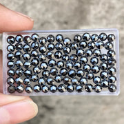 4.80Ct Natural Black Loose Round Cut Diamonds Luxury diamond engagement ring with natural'