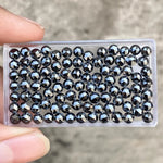 3.96 carat natural loose black round Natural black marquise cut loose diamond for engagement ring
