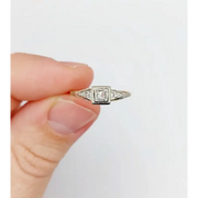 Stunning lab created 1.70 Ct diamond ring with premium look, elegant bridal jewelry for modern women