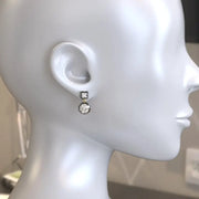 3.50 ct lab grown diamond earrings for women brilliant cut luxury stud earrings sparkling fine jewelry gift