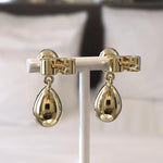 4.00 Ct oval pear cut lab grown diamond earrings minimalist everyday wear elegant fine jewelry sparkling design