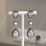 Brilliant Pear-Round Cut 5.00 Ct Lab Grown Diamond Earrings Luxury Timeless Wedding Jewelry