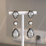 Brilliant Pear-Round Cut 5.00 Ct Lab Grown Diamond Earrings Luxury Timeless Wedding Jewelry