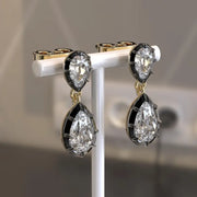 Sophisticated 5.00 Ct Pear Cut Lab Grown Diamond Earrings Luxury Fine Jewelry Sparkling Gift