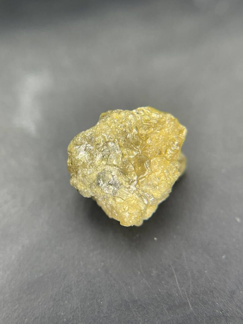1.72 CT Rare Yellow Earth Mined Rough Raw Diamond
