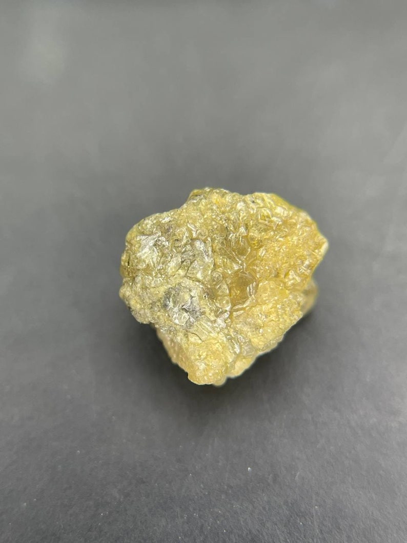 1.72 CT Rare Yellow Earth Mined Rough Raw Diamond