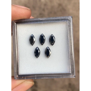 2.20Ct Natural Black Loose Diamond Marquise  Loose man made diamonds close-up view. 