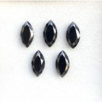 2.20Ct Natural Black Loose Diamond Marquise  Loose man made diamonds close-up view. 