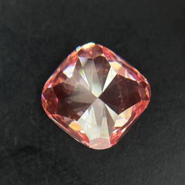 0.58 CT Loose Cushion Cut Fancy Pink Lab Grown Diamond