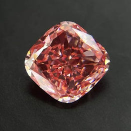 0.58 CT Loose Cushion Cut Fancy Pink Lab Grown Diamond