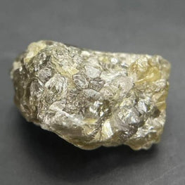 2.85 CT Rare Yellow Grey Earth Mined Rough Raw Diamond