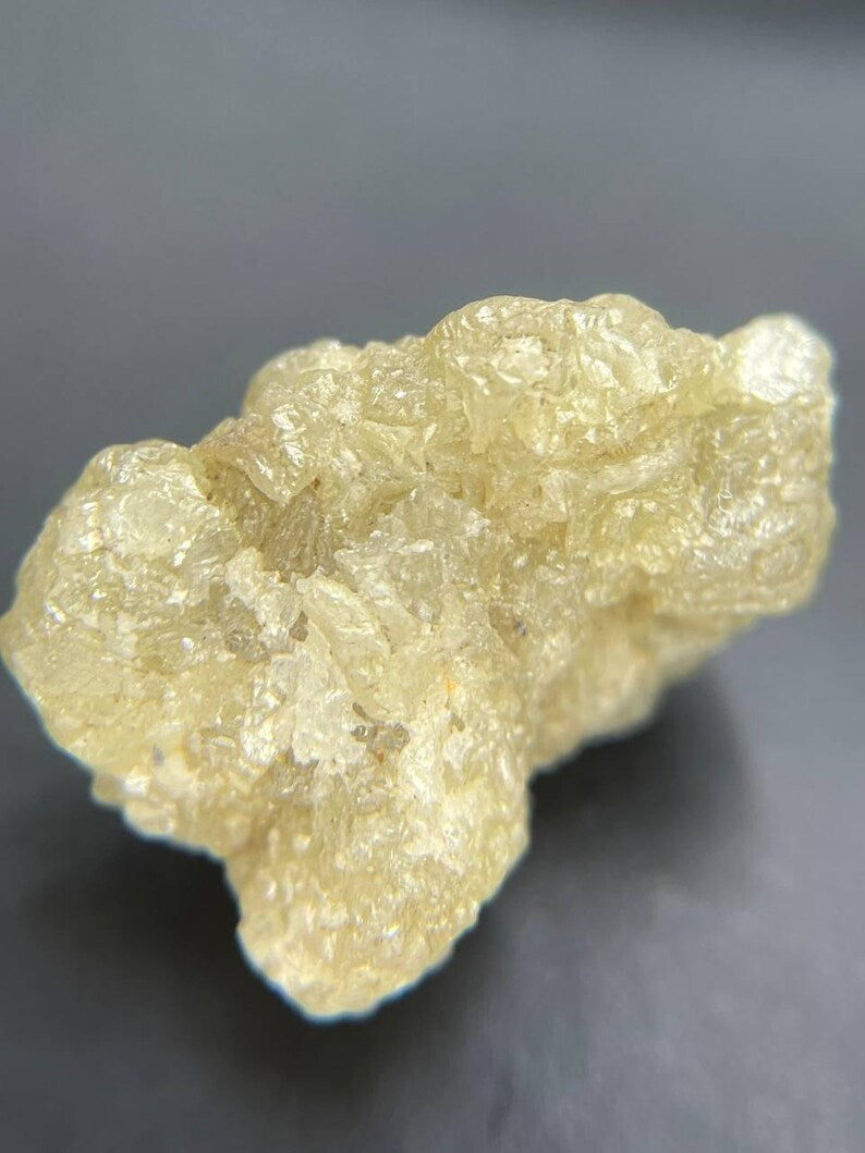 7.16 CT Rare Yellow Earth Mined Rough Raw Diamond