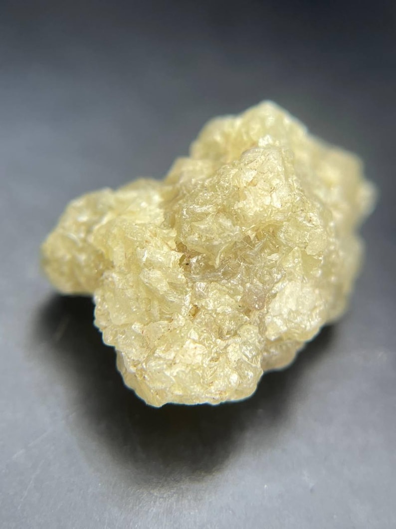 7.16 CT Rare Yellow Earth Mined Rough Raw Diamond