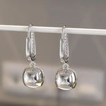 3.15 Ct lab grown diamond earrings with brilliant cut stones set in elegant design perfect for luxury jewelry wear