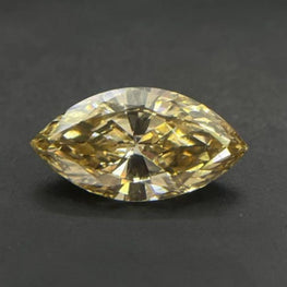 0.54 CT Fancy Yellow Marquise Shape Lab Grown Diamond