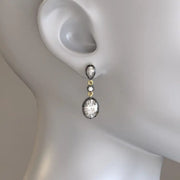 4.20 Ct Multi Cut Lab Grown Diamond Earrings Premium Bridal Jewelry Sparkling Elegant Gift