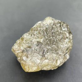 2.85 CT Rare Yellow Grey Earth Mined Rough Raw Diamond