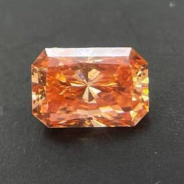 0.24 CT Fancy Orange Radiant Cut Lab-Grown Diamond