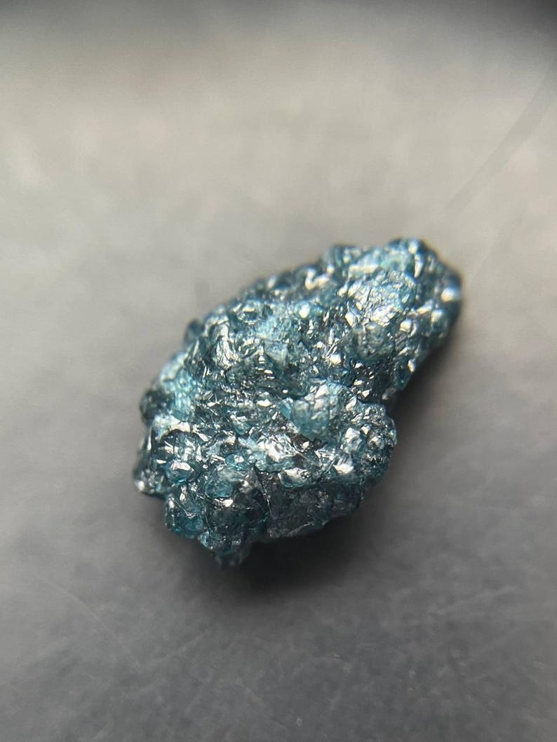 3.00 CT Natural Blue Rough Raw Diamond For Wedding Ring