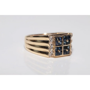 Premium lab created gemstone diamond ring with emerald cut pink stone and white diamond band