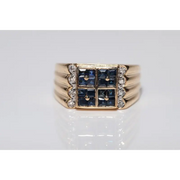 Premium lab created gemstone diamond ring with emerald cut pink stone and white diamond band