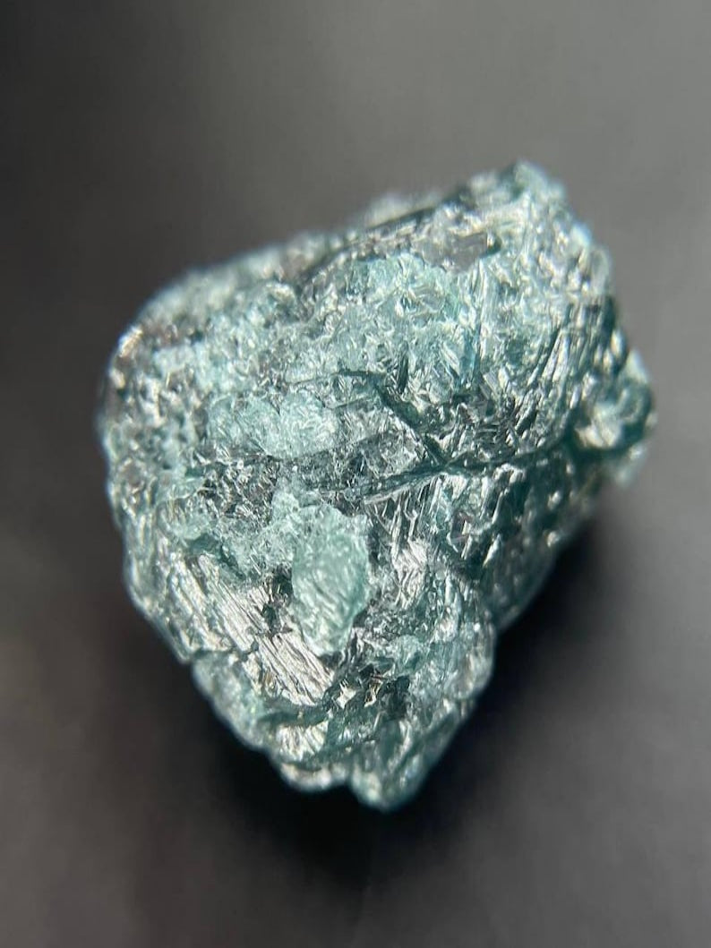 Uncut and Untamed –6.18Ct Blue Loose Diamond for Unique Bridal Designs.