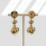 Elegant lab grown diamond earrings with brilliant cut stones set in fine gold jewelry for women