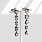 Designer Hoop Multi Shape 5 Ct Lab Grown Diamond Earrings Sparkling Luxury Jewelry for Modern Fashion