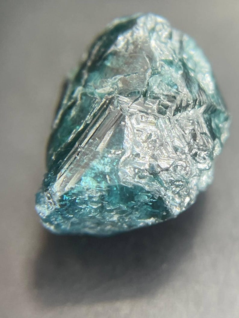 4.22Ct Uncut Blue Diamond – Loose and Rough, Perfect for Unique Wedding Jewelry.