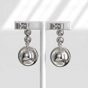 2.09 Ct round cut lab grown diamond earrings elegant bridal jewelry with brilliant sparkle and timeless design