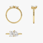 1.50 Ct Toi lab created diamond ring, prong setting, perfect for engagement or special occasions.