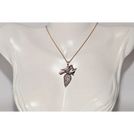 1.25 Ct natural rose cut diamond vintage style pendant with elegant antique inspired design, fine diamond jewelry piece for women with classic timeless sparkle