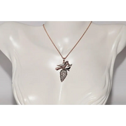 1.25 Ct natural rose cut diamond vintage style pendant with elegant antique inspired design, fine diamond jewelry piece for women with classic timeless sparkle