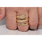 Soft sparkle lab grown ring with round cut diamond gold solitaire design for delicate style