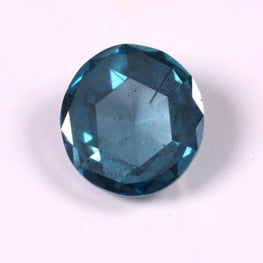 0.86 Ct Lab Grown Round Brilliant Blue Diamond