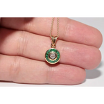 Elegant lab grown diamond pendant for women featuring a sparkling diamond in a timeless fine jewelry design