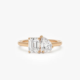 1.50 Ct Toi lab created diamond ring, prong setting, perfect for engagement or special occasions.