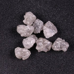 7.50 Ct Natural Grey Rough Diamond, uncut raw fancy earth mined irregular shape diamond for jewelry making