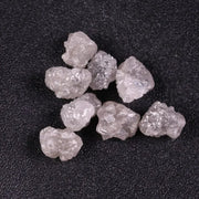 7.50 Ct Natural Grey Rough Diamond, uncut raw fancy earth mined irregular shape diamond for jewelry making