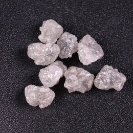 7.50 Ct Natural Grey Rough Diamond, uncut raw fancy earth mined irregular shape diamond for jewelry 