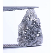 1.96 Ct natural grey rough diamond, uncut raw rustic earth mined diamond for jewelry making