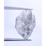 1.40 Ct natural grey rough diamond, raw uncut fancy color earth mined diamond for engagement ring and jewelry